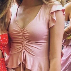 Pink top!